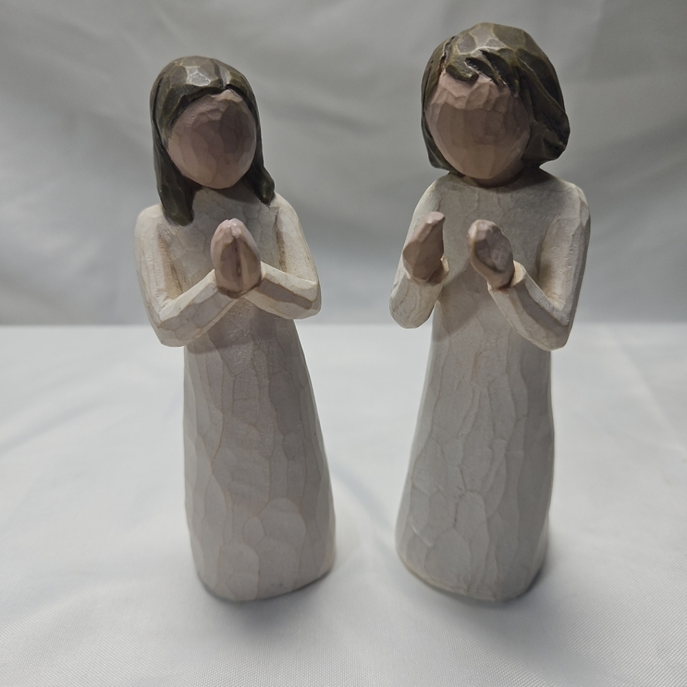 Demdaco Willow Tree Sisters By Heart Figurine 2000 Susan Lordi - Picture 3 of 4